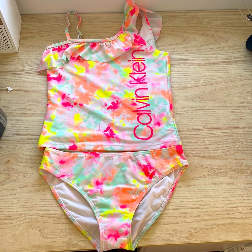 Calvin Klein swimsuit tie-dye